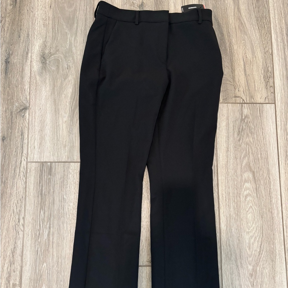 NWT Express Boot mid rise editor 6R black pants